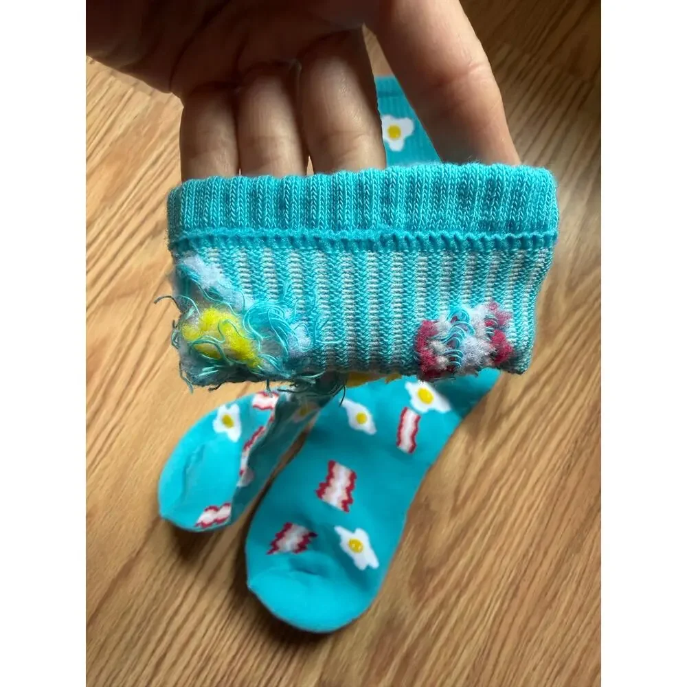 Socks bacon and eggs new no tag